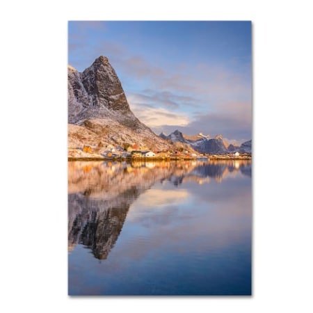 Michael Blanchette Photography 'Mountain Cascade' Canvas Art,16x24